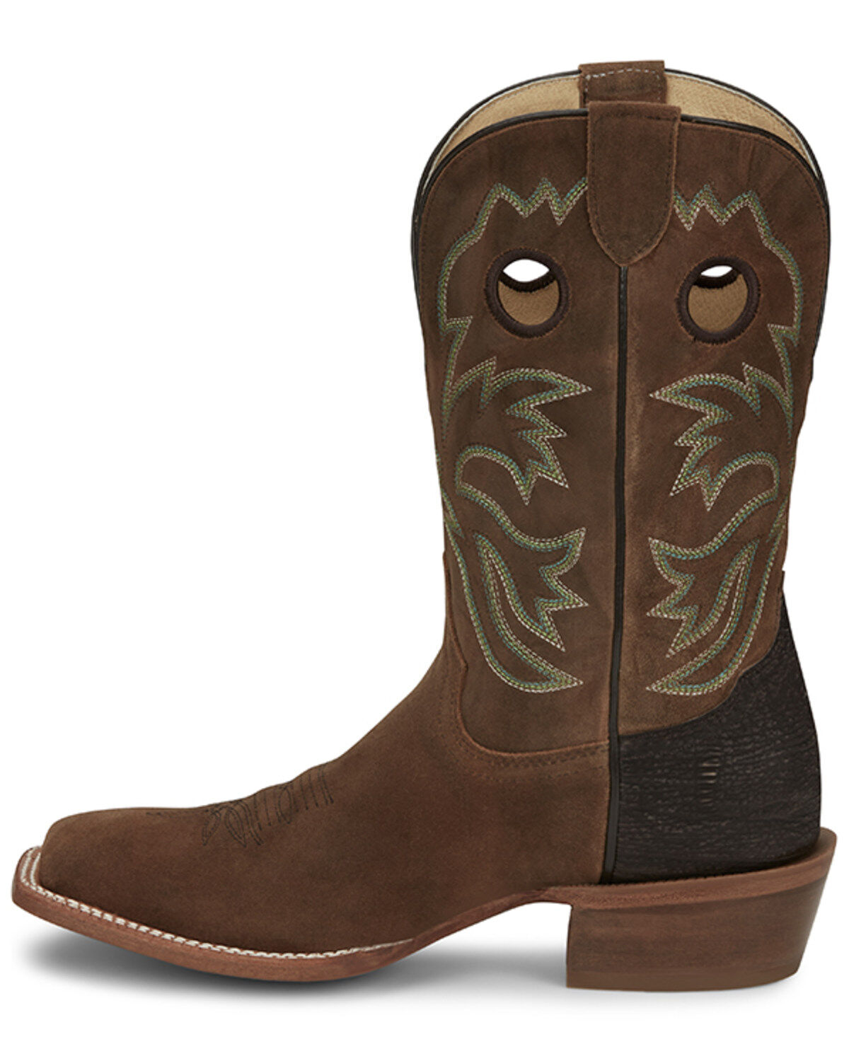 Image #3 - Tony Lama Men's Arena Hudson Clay Western Boots - Broad Square Toe, Brown, hi-res
