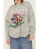 Image #3 - Gameday Women's TAMU Helmet Embroidered Graphic Crewneck, Grey, hi-res