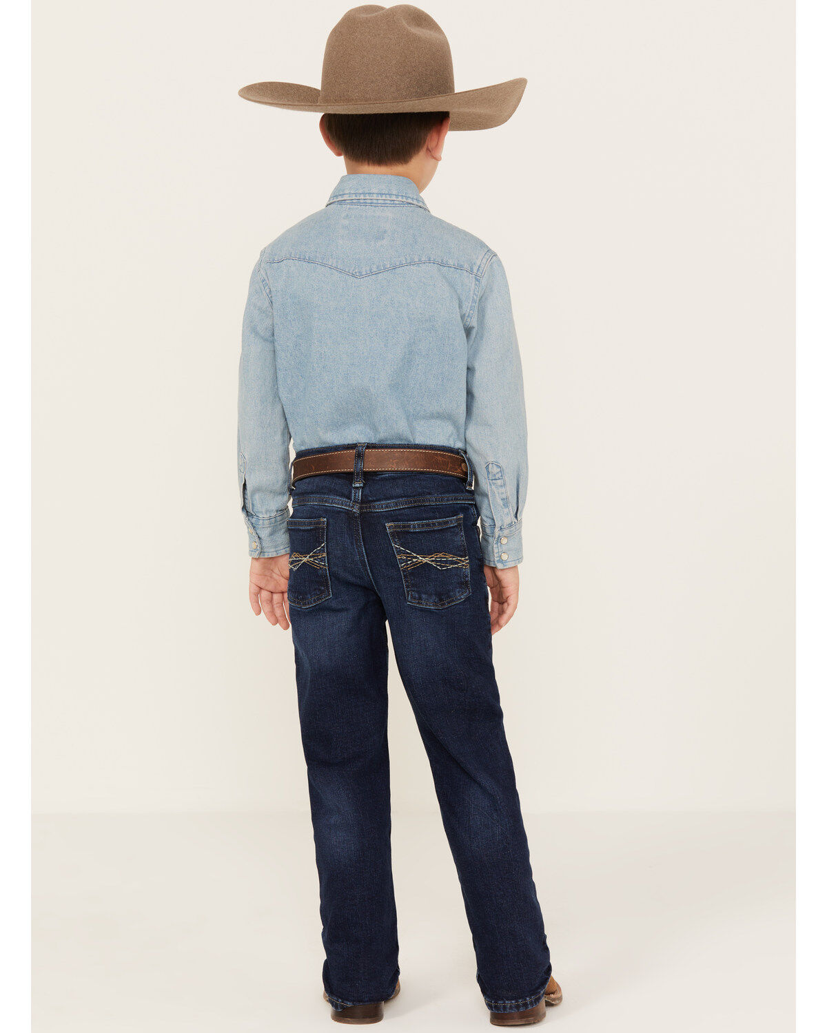 Image #3 - Wrangler 20x Toddler Boys' Dark Wash 42 Vintage Bootcut Jeans, , hi-res