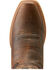 Image #4 - Ariat Men's Ringer Western Boots - Square Toe, Brown, hi-res