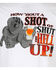 Image #2 - Cowboy Up Men's How 'Bout A Shot Short Sleeve Graphic T-Shirt, White, hi-res