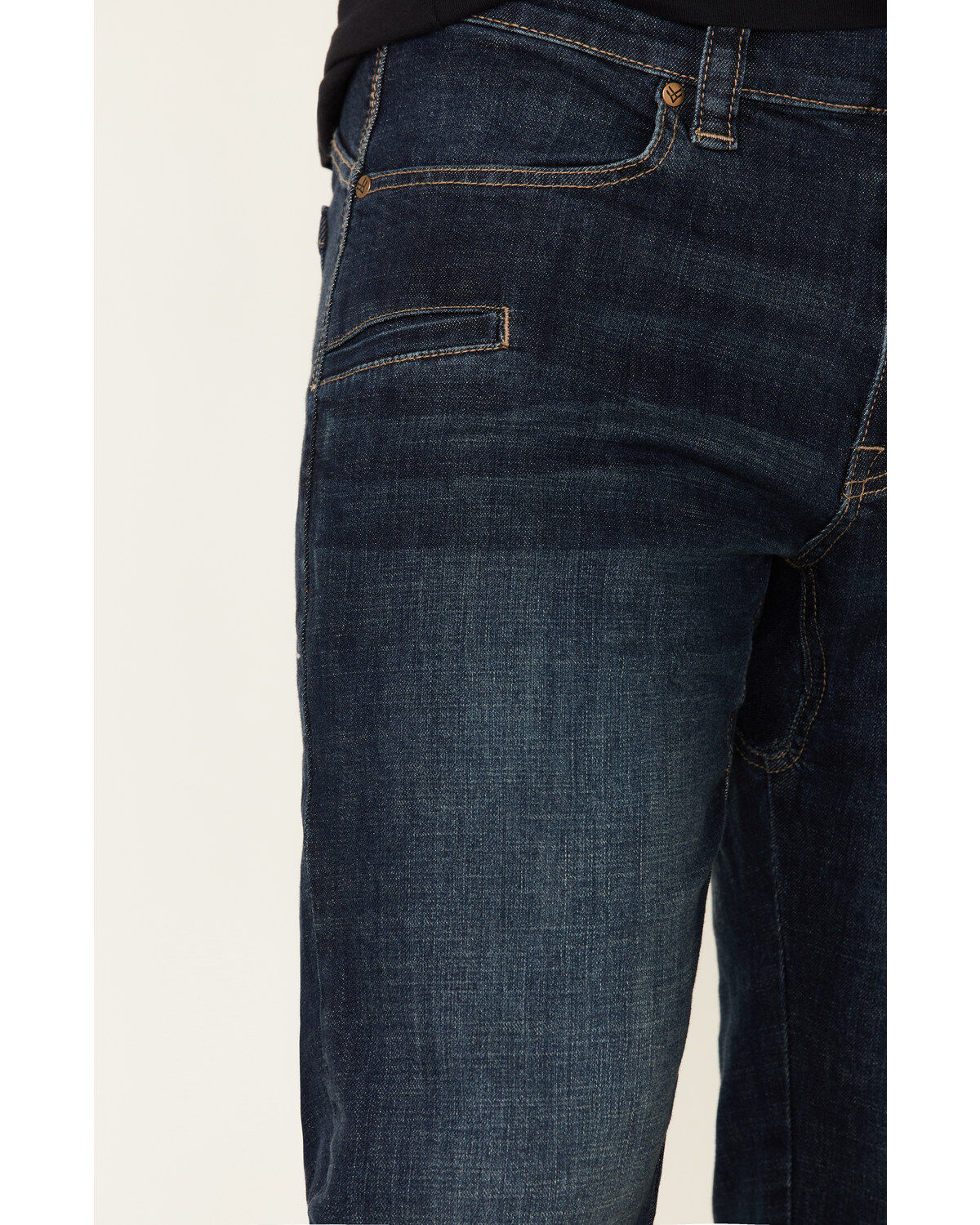 Product Name:  Hawx Men's Dark Wash Indigo Stretch Straight Leg Work Jeans