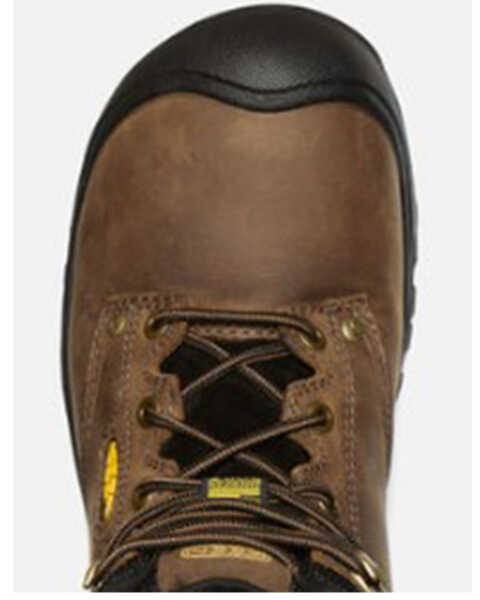 Image #3 - Keen Men's Independence 6" Waterproof Work Boots - Soft Toe, Brown, hi-res
