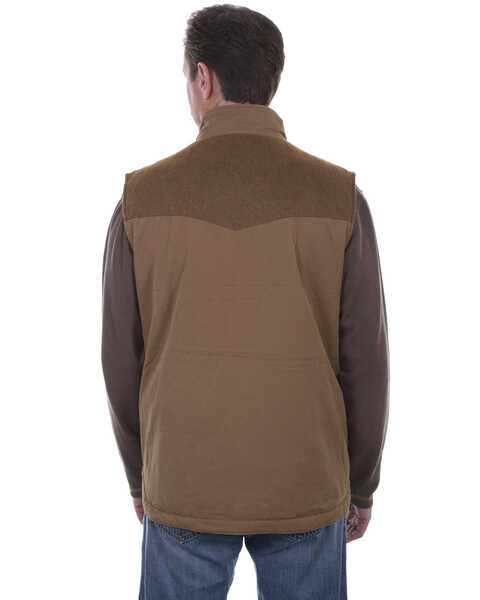 Image #2 - Scully Men's Canvas Vest, Tan, hi-res