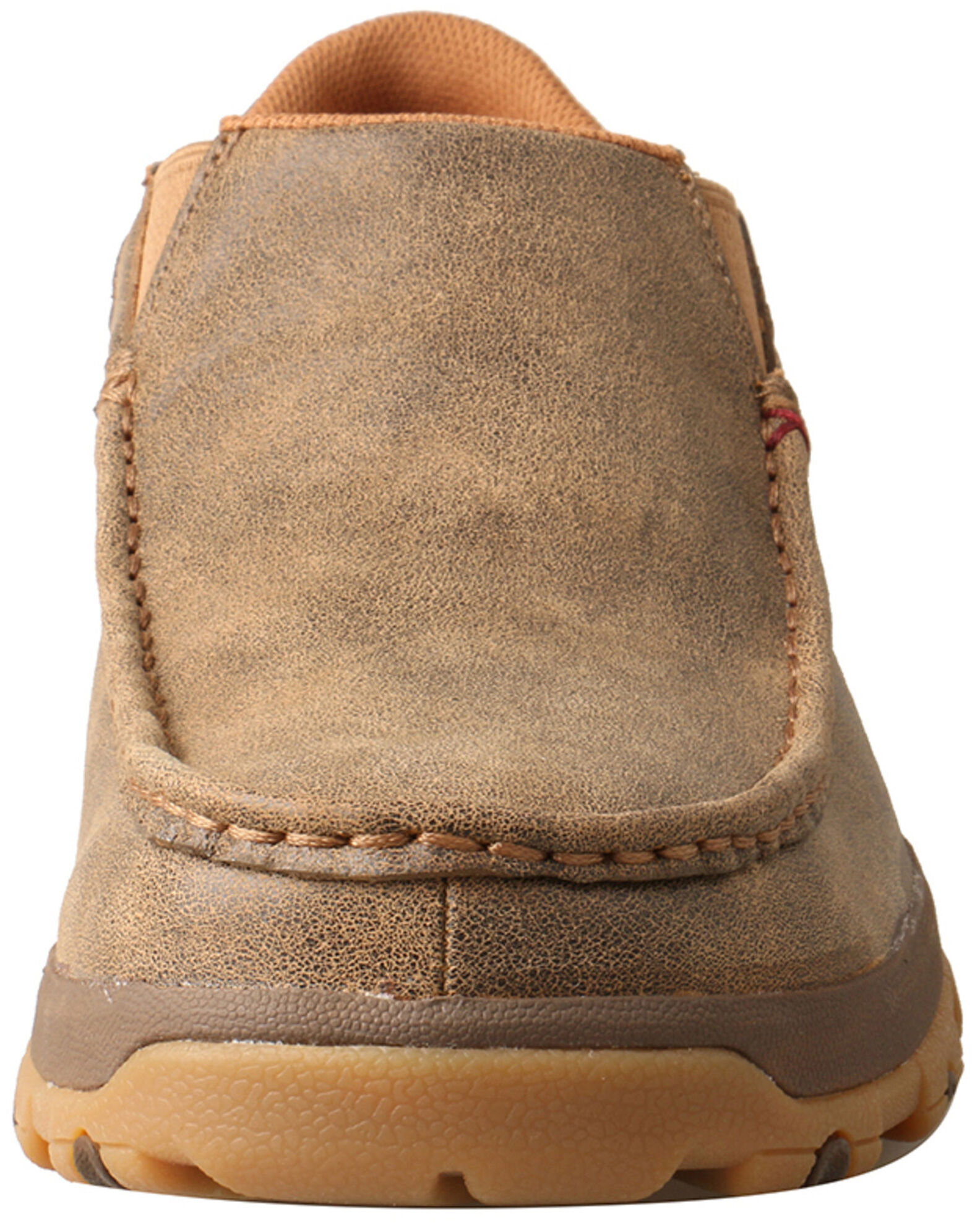 Image #5 - Twisted X Men's CellStretch Slip-On Driving Shoes - Moc Toe, Brown, hi-res