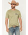 Image #2 - Sendero Provisions Men's Shootin' Hand Short Sleeve Graphic T-Shirt, Sage, hi-res
