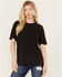 Image #1 - Idyllwind Women's Fannie Studded Tee, Black, hi-res