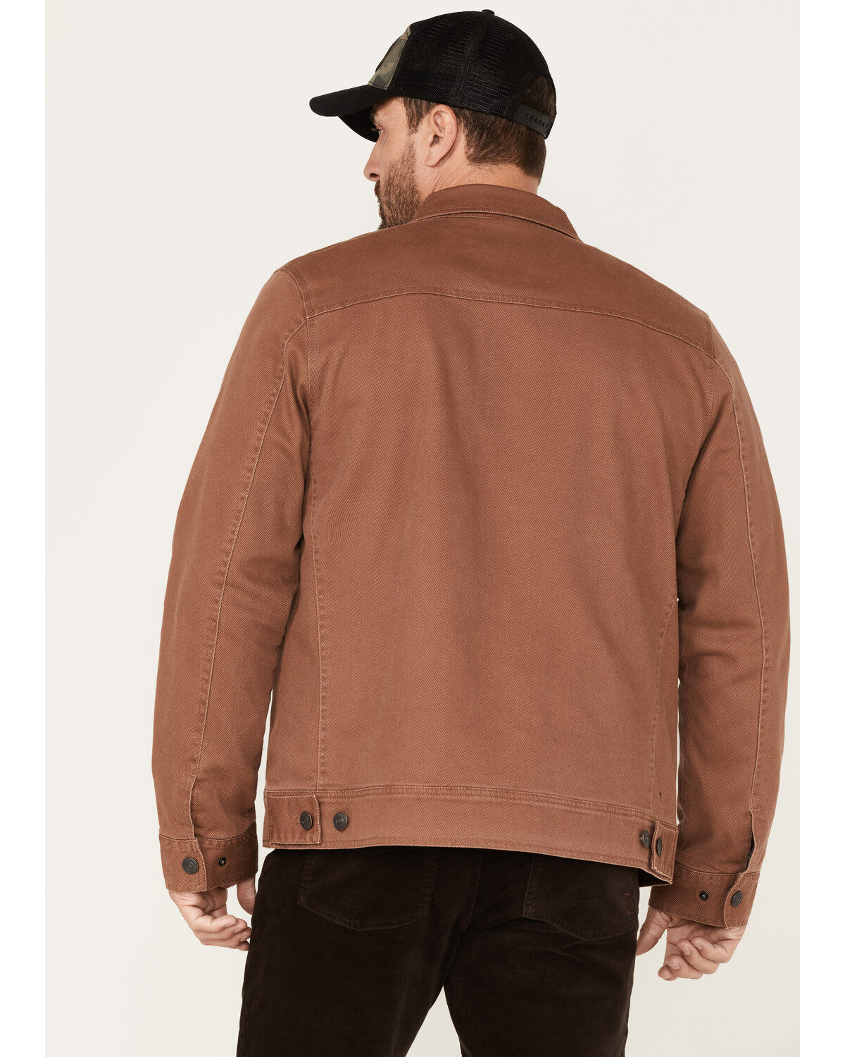Image #5 - Brothers and Sons Men's Calvary Trucker Blanket-Lined Jacket, Camel, hi-res