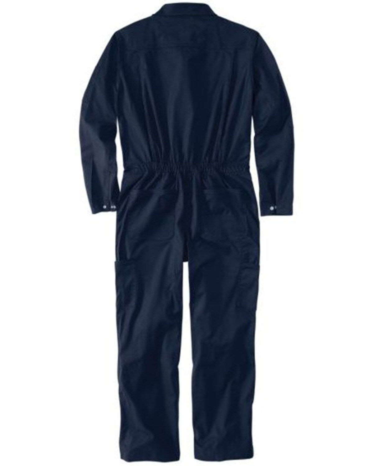 Image #2 - Carhartt Men's FR Loose Fit Twill Coveralls, Navy, hi-res
