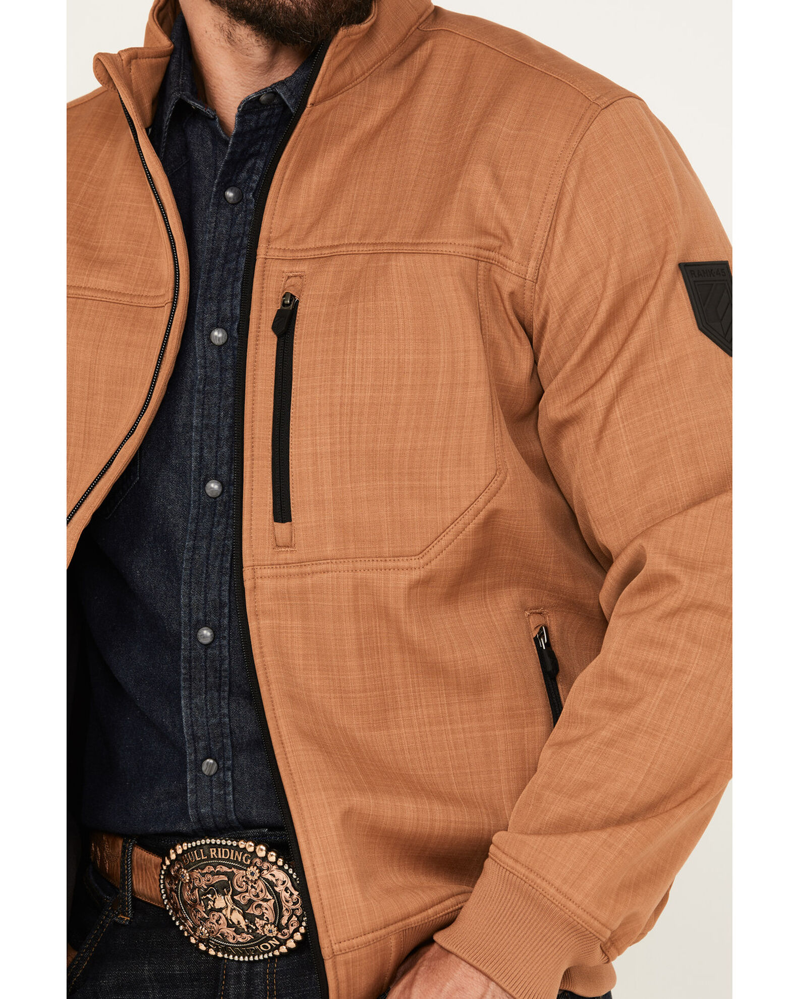 RANK 45 Men s Coolville Softshell Bomber Jacket Boot Barn
