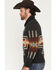 Image #2 - Pendleton Men's Harding Oxford Printed Zip Cardigan, Black, hi-res