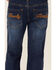 Image #4 - Ranch Dress'n Girls' Howdy Medium Wash Mid Rise Bootcut Jeans, Blue, hi-res