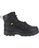Image #3 - Rockport More Energy Black 6" Lace-Up Work Boots - Composite Toe, Black, hi-res