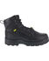 Image #3 - Rockport More Energy Black 6" Lace-Up Work Boots - Composite Toe, Black, hi-res