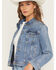 Image #2 - 7 For All Mankind Women's Love Soul Light Wash Trucker Jacket, Light Wash, hi-res