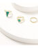 Image #1 - Shyanne Women's Steerhead Ring Set - 3 Piece, Gold, hi-res