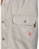 Image #2 - Ariat Men's Flame Resistant Solid Long Sleeve Work Shirt - Big & Tall, Silver, hi-res