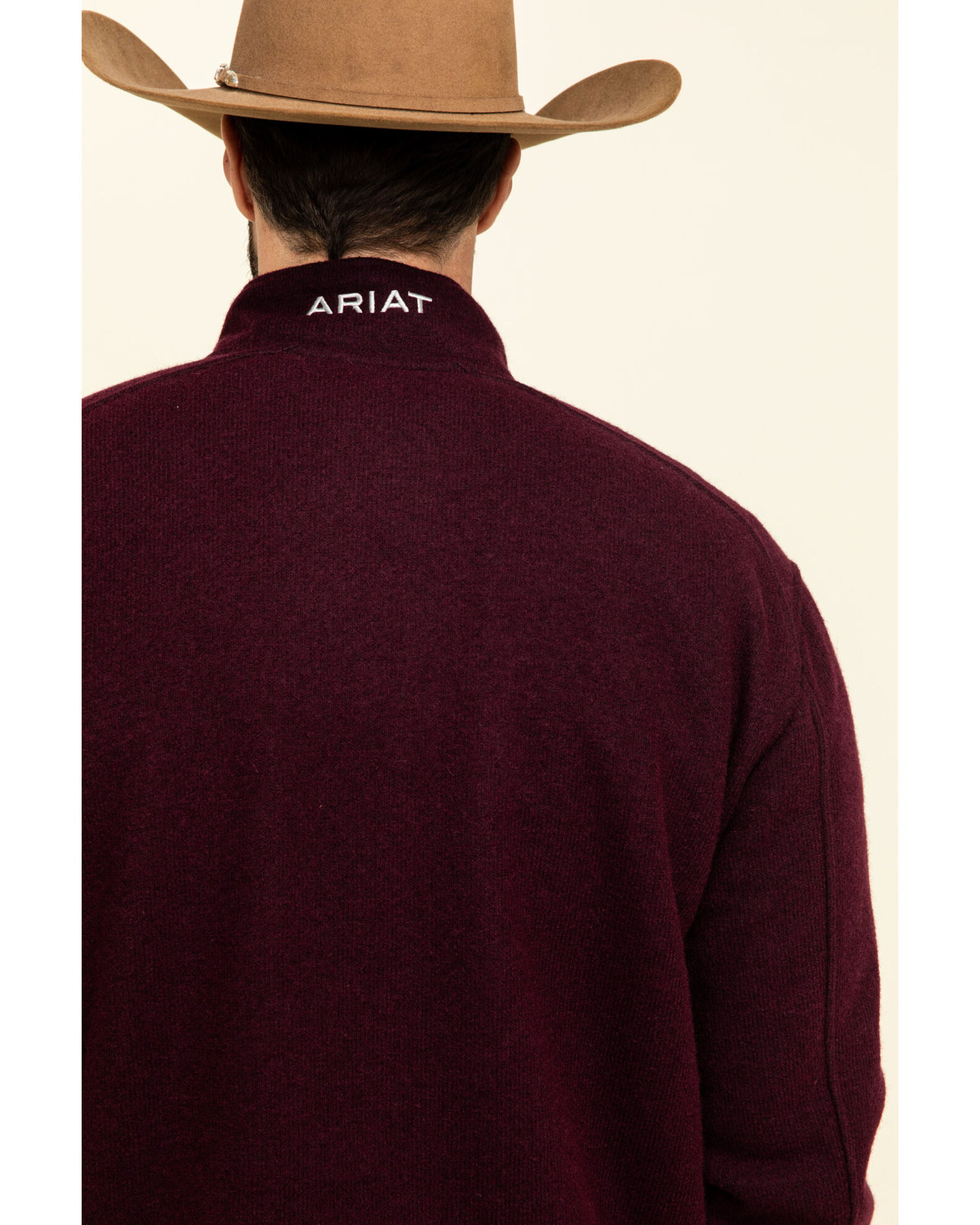 Product Name Ariat Men s Malbec Heather Bowdrie Bonded Full Zip Front Jacket