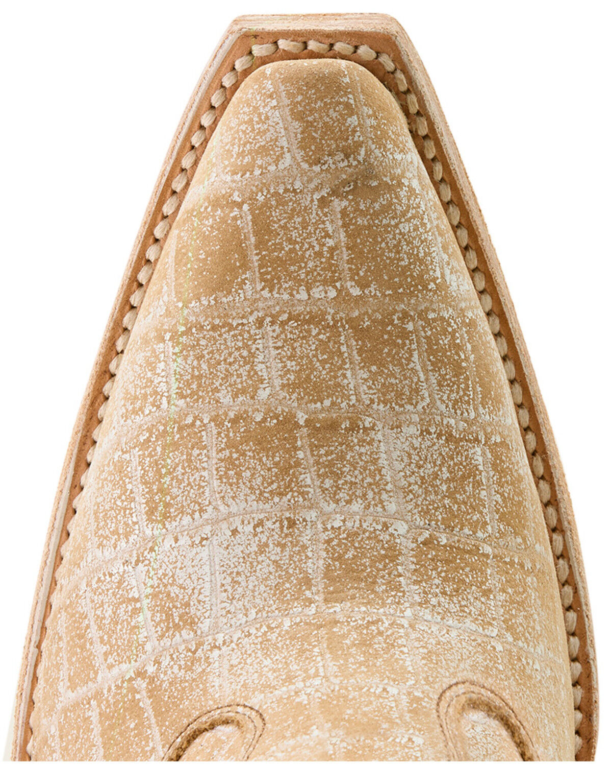 Image #6 - Ariat Women's Jade Crocodile Print Western Booties - Snip Toe, Tan, hi-res