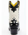 Planet Cowboy Women's Wingtip Leather Western Boot - Snip Toe , Cream/black, hi-res