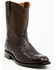 Image #1 - Cody James Black 1978® Men's Carmen Exotic Full-Quill Ostrich Roper Boots - Round Toe, Chocolate, hi-res