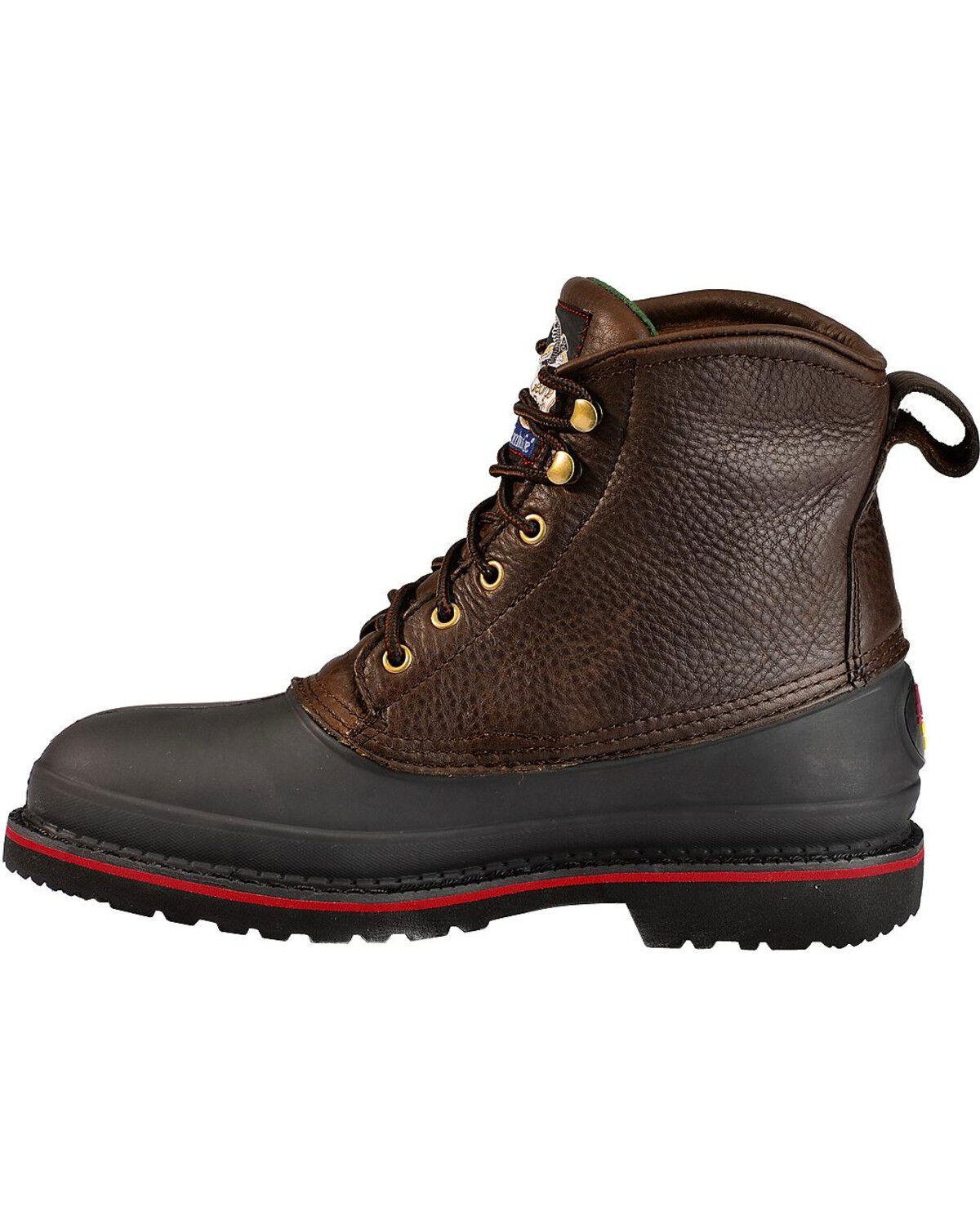 Image #3 - Georgia Men's Topsoil Mud dog 6" Work Boots, Brown, hi-res