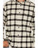 Image #3 - Hawx Men's Outlaw Plaid Print Long Sleeve Button-Down Flannel Work Shirt, Natural, hi-res