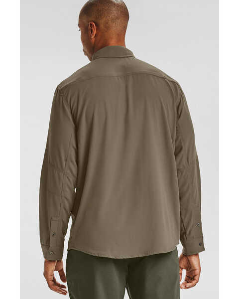 Image #2 - Under Armour Men's Green Payload Button Down Long Sleeve Work Shirt , Green, hi-res