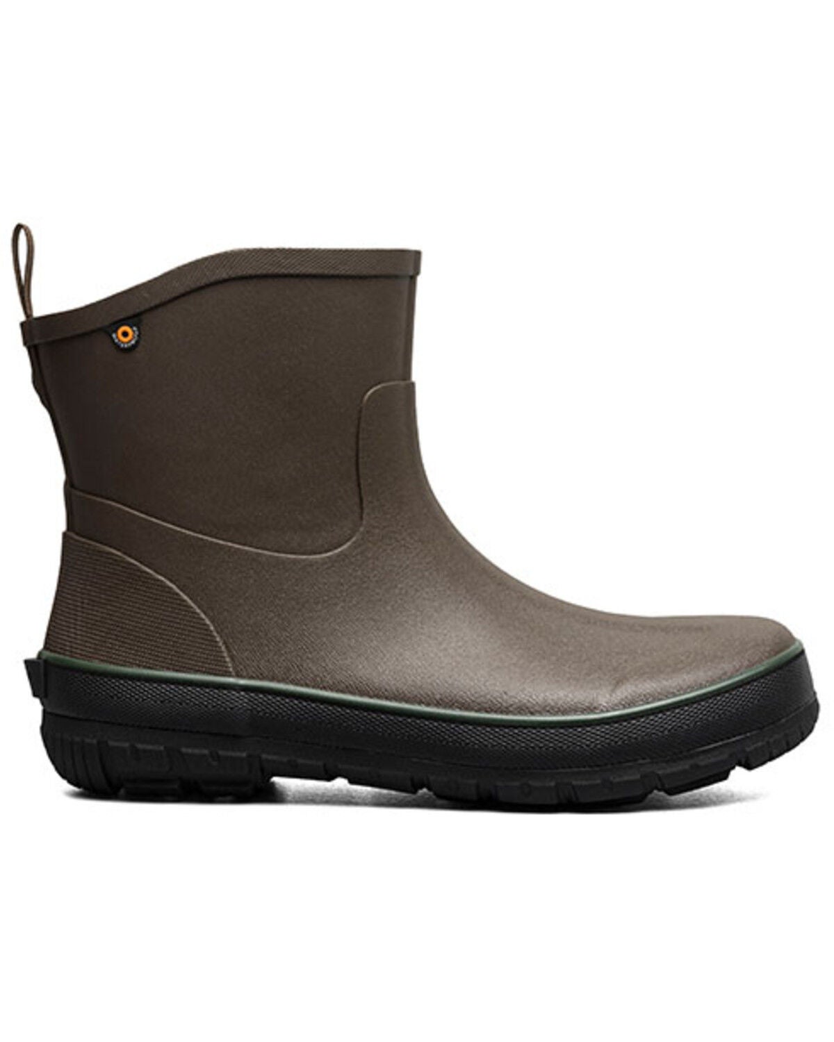Image #2 - Bogs Men's Digger Mid Waterproof Rubber Boots - Round Toe, Brown, hi-res