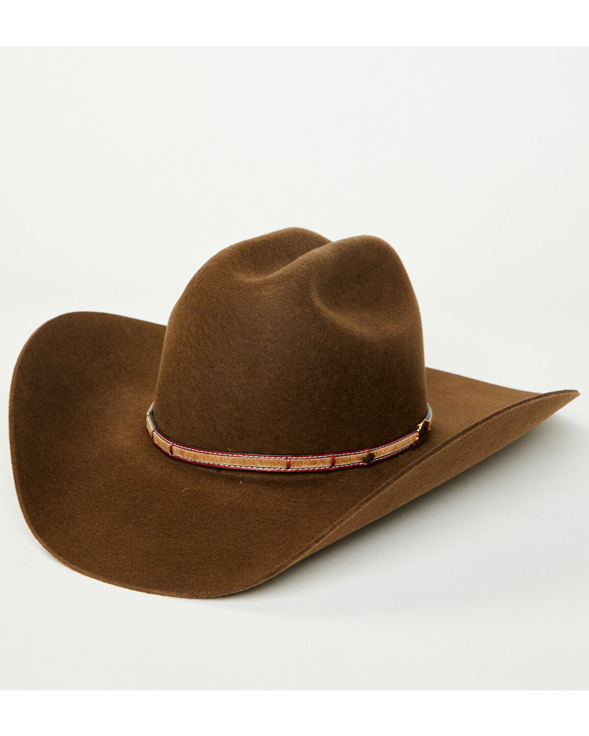 Image #1 - Stetson Powder River 4X Buffalo Fur Felt Hat, Mink, hi-res