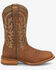 Image #2 - Justin Women's Outlaw Ryley Performance Western Boots - Broad Square Toe, Brown, hi-res