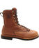 Georgia Men's 8" Lacer Work Boots, Walnut, hi-res