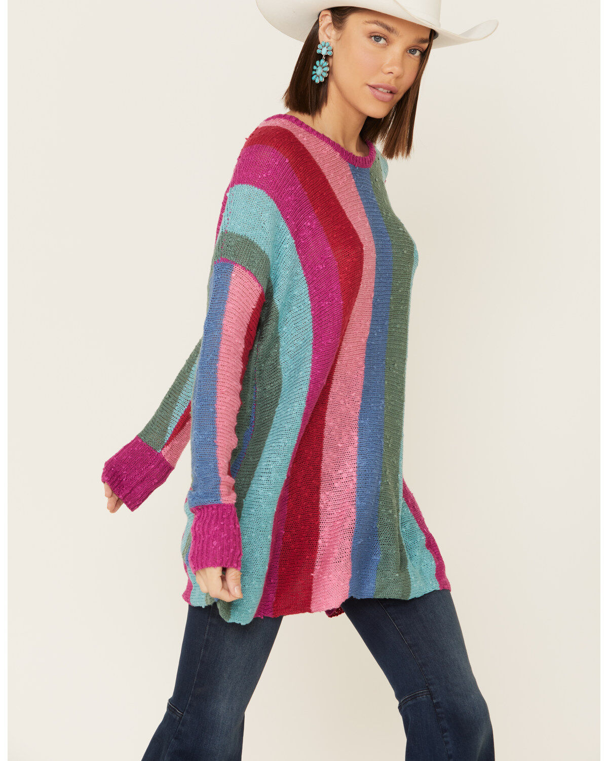 Image #1 - Show Me Your Mumu Women's Trina Madly Stripe Knit Sweater, , hi-res