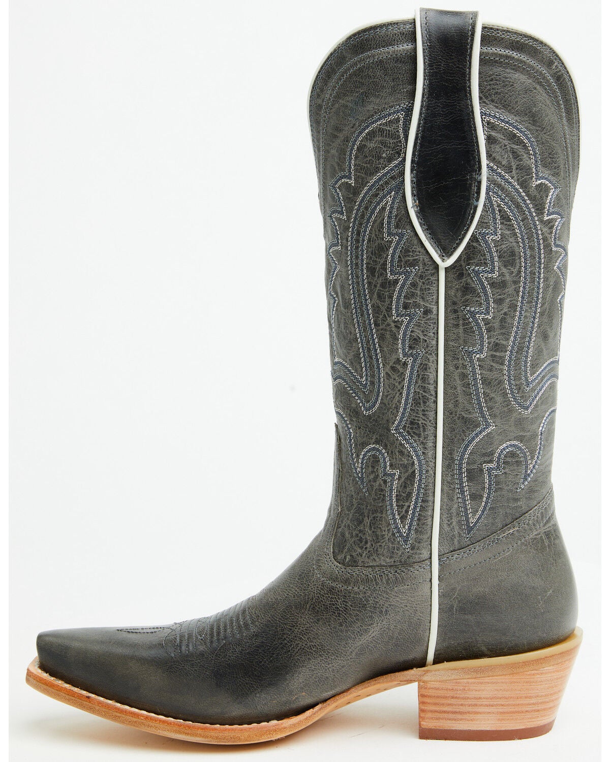Image #3 - Tony Lama Women's Val Western Boots - Snip Toe, Grey, hi-res