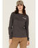 Image #4 - Wrangler Women's FR Eagle Long Sleeve Graphic Work T-Shirt - Plus, Charcoal, hi-res