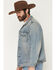 Image #2 - Levi's Men's Wherever You Are Light Wash Relaxed Fit Trucker Jacket, Light Medium Wash, hi-res