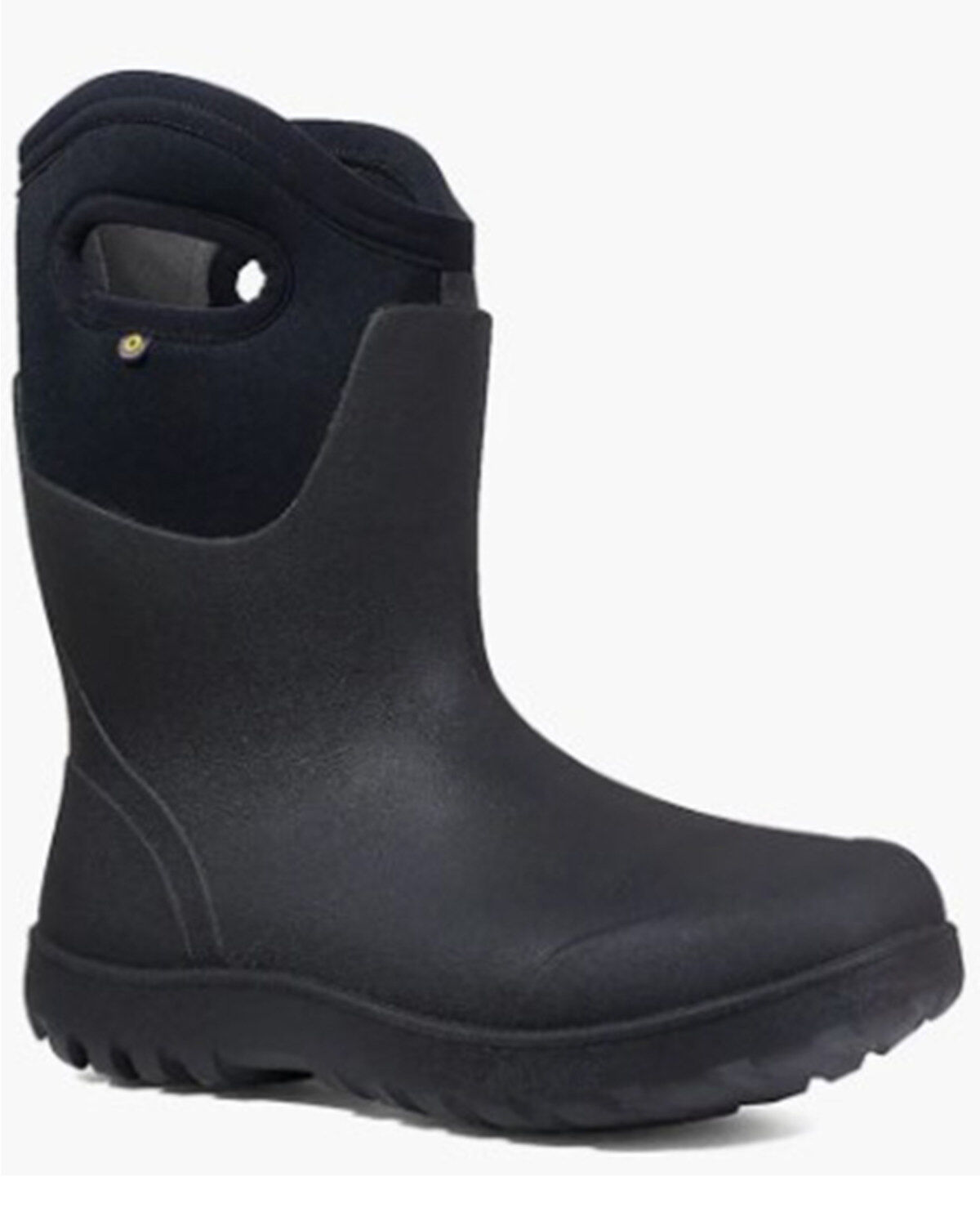 Image #1 - Bogs Women's Neo-Classic Mid Waterproof Insulated Rain Boots - Round Toe, Black, hi-res