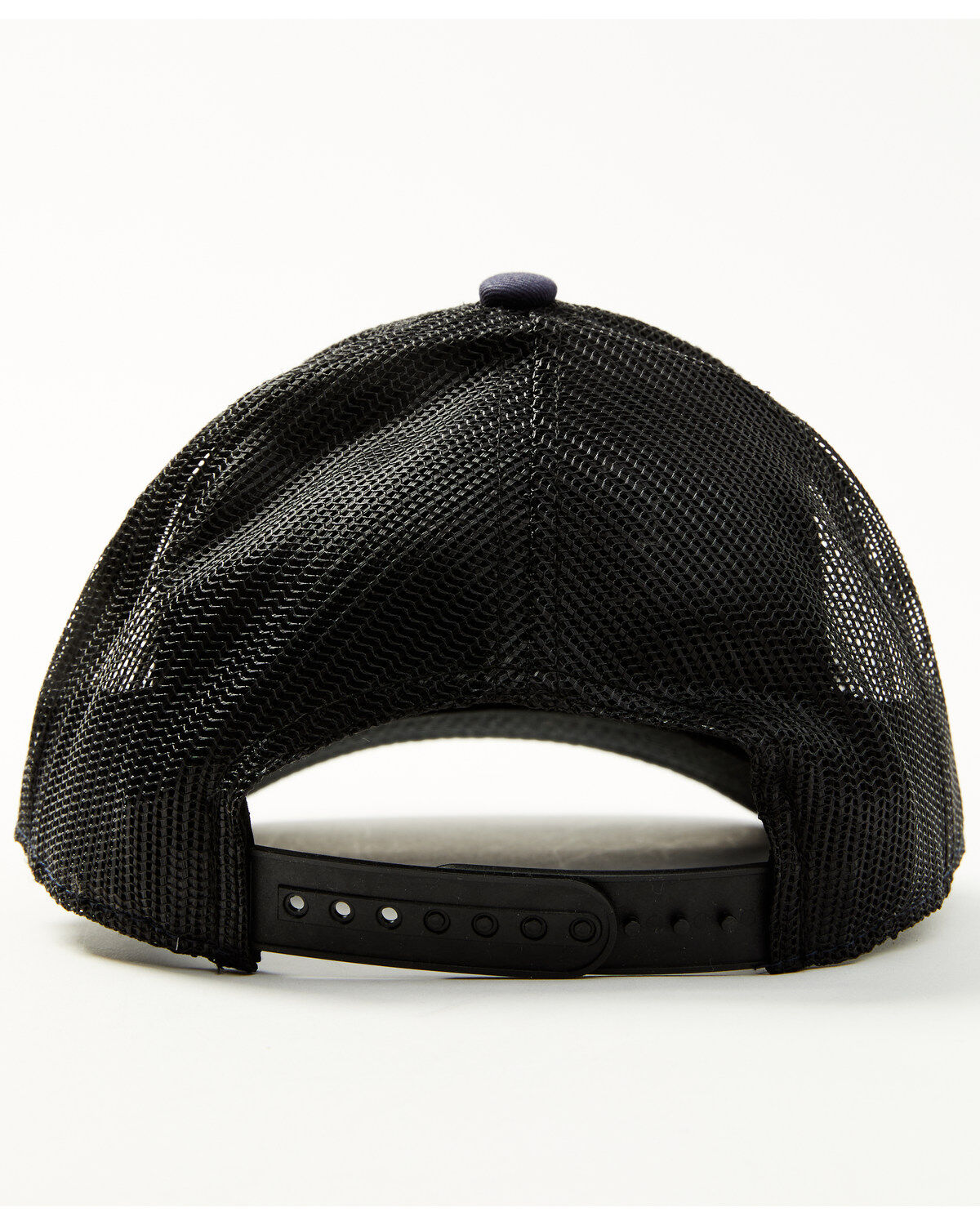 Image #3 - Wrangler Men's Standard Logo Patch Mesh-Back Ball Cap, Navy, hi-res