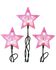 Image #1 - Kurt Adler 9' UL 10L Pink Stars Lights Set, Multi, hi-res