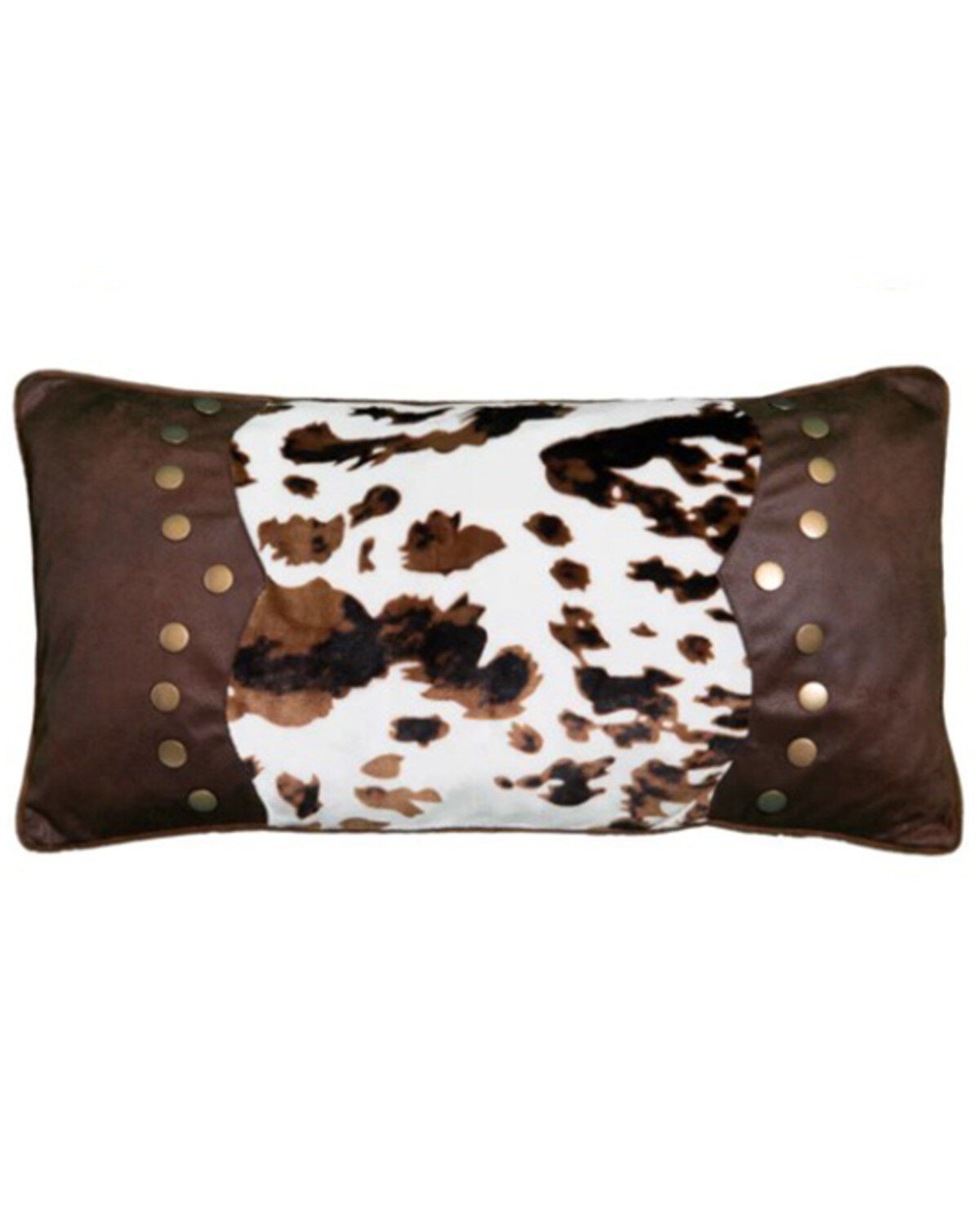 Image #1 - Wrangler Rivets on Hide Pillow, Brown, hi-res