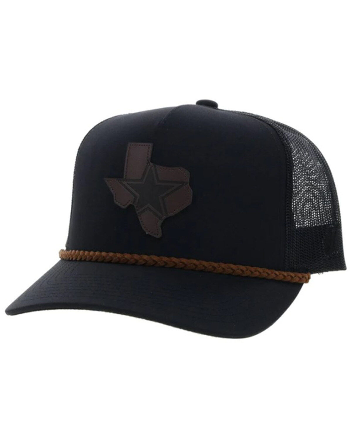 Image #1 - Hooey Men's Dallas Cowboys Trucker Cap, Black, hi-res