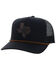 Image #1 - Hooey Men's Dallas Cowboys Trucker Cap, Black, hi-res