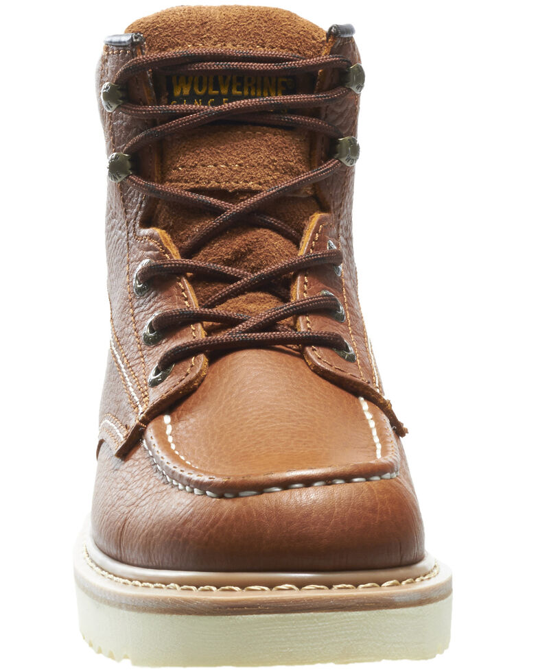 wolverine moc toe work boots