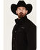 Image #2 - Ariat Men's Vernon Sherpa 2.0 Snap Softshell Jacket, Black, hi-res