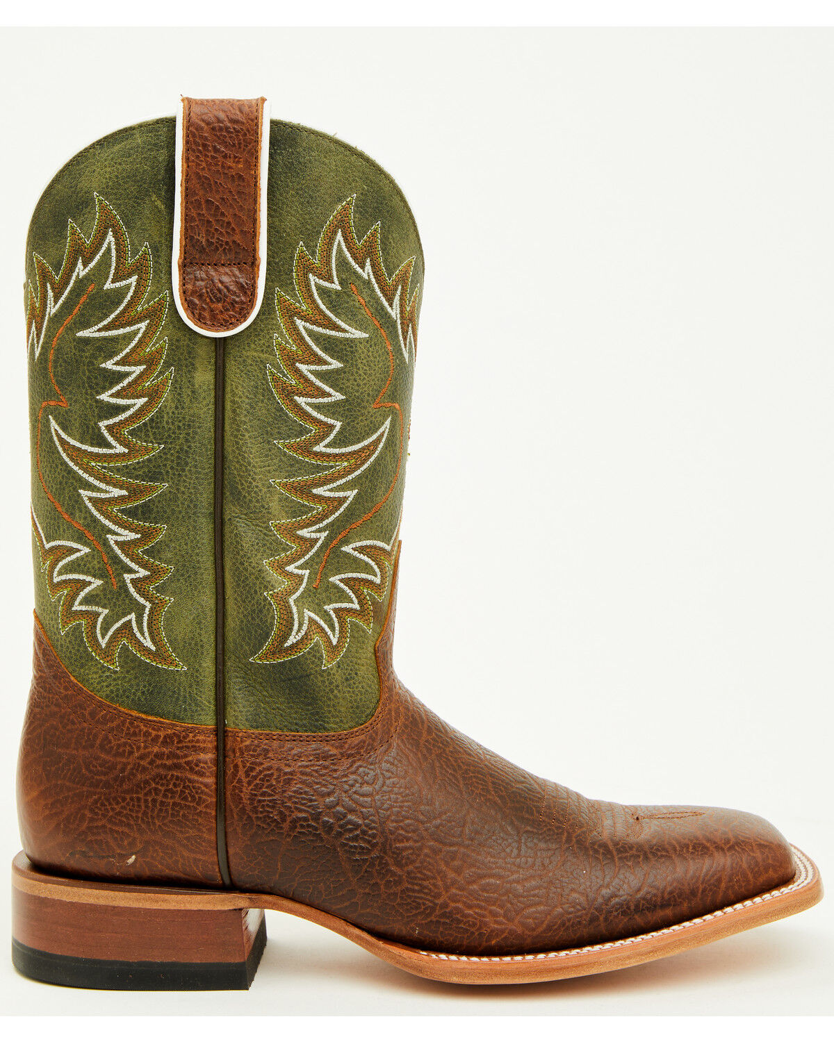 Image #2 - Cody James Black 1978® Men's Benson Western Boots - Broad Square Toe, Green, hi-res
