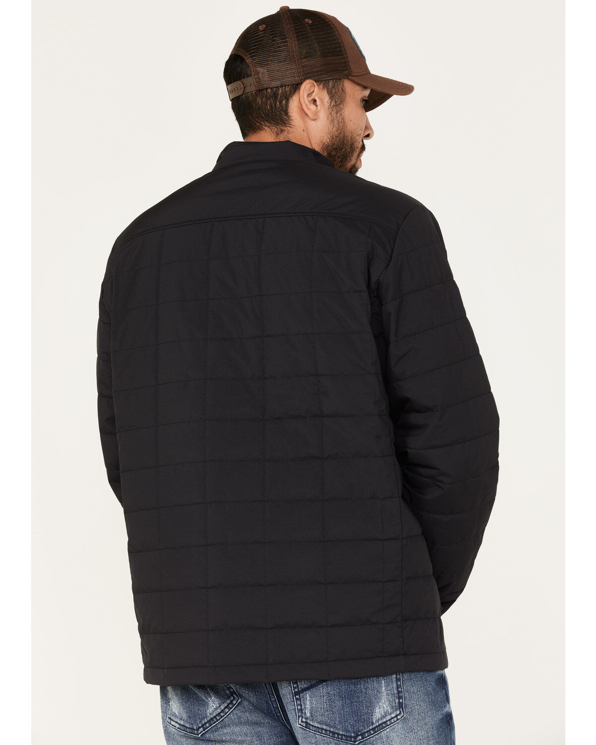 Image #4 - Brothers and Sons Men's Performance Lightweight Puffer Packable Jacket, Black, hi-res