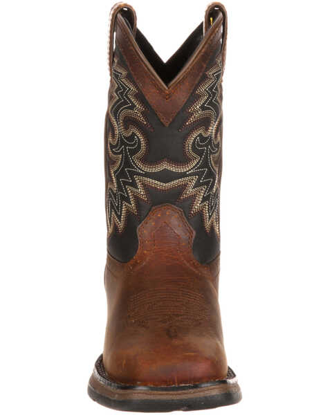 Image #4 - Durango Toddler Boys' Raindrop Western Boots, Tan, hi-res