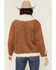 Image #4 - Idyllwind Women's Briggs Faux Suede Sherpa Blazer, Bark, hi-res