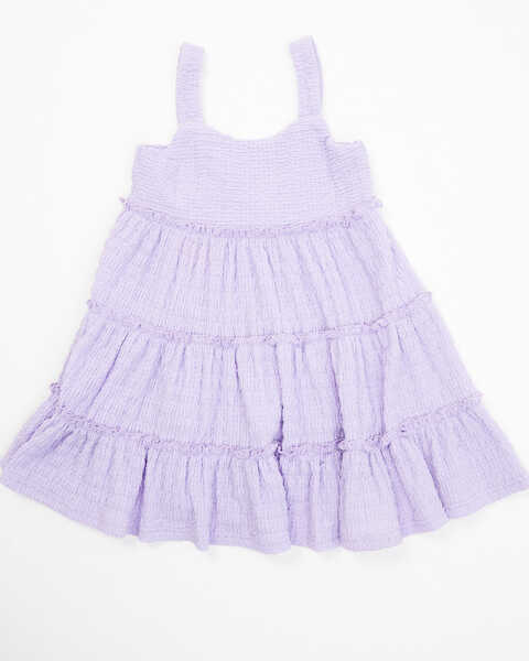 Yura Toddler Girls' Tiered Dress, Lavender, hi-res