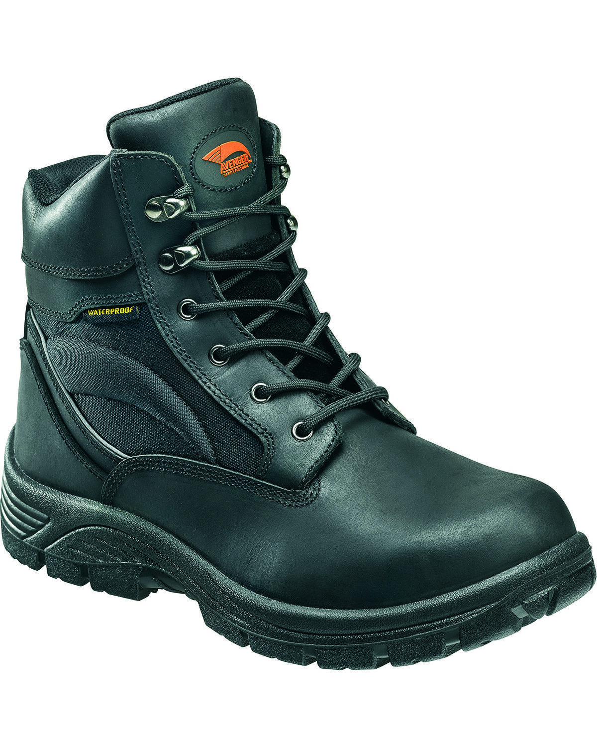 Image #1 - Avenger Men's Lace Up Steel Toe Work Boots, , hi-res
